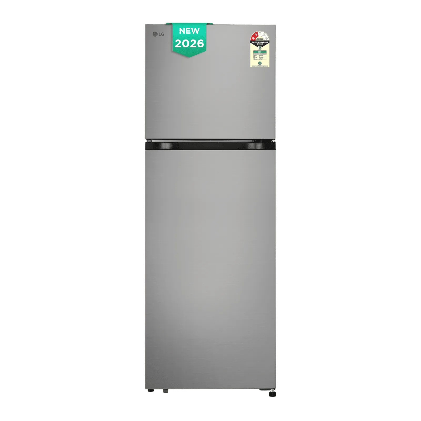 LG GLT2526XWPZ 251 Litres 2 Star Frost Free Double Door Convertible Refrigerator with Express Freeze ( Shiny Steel) (2026 Model)