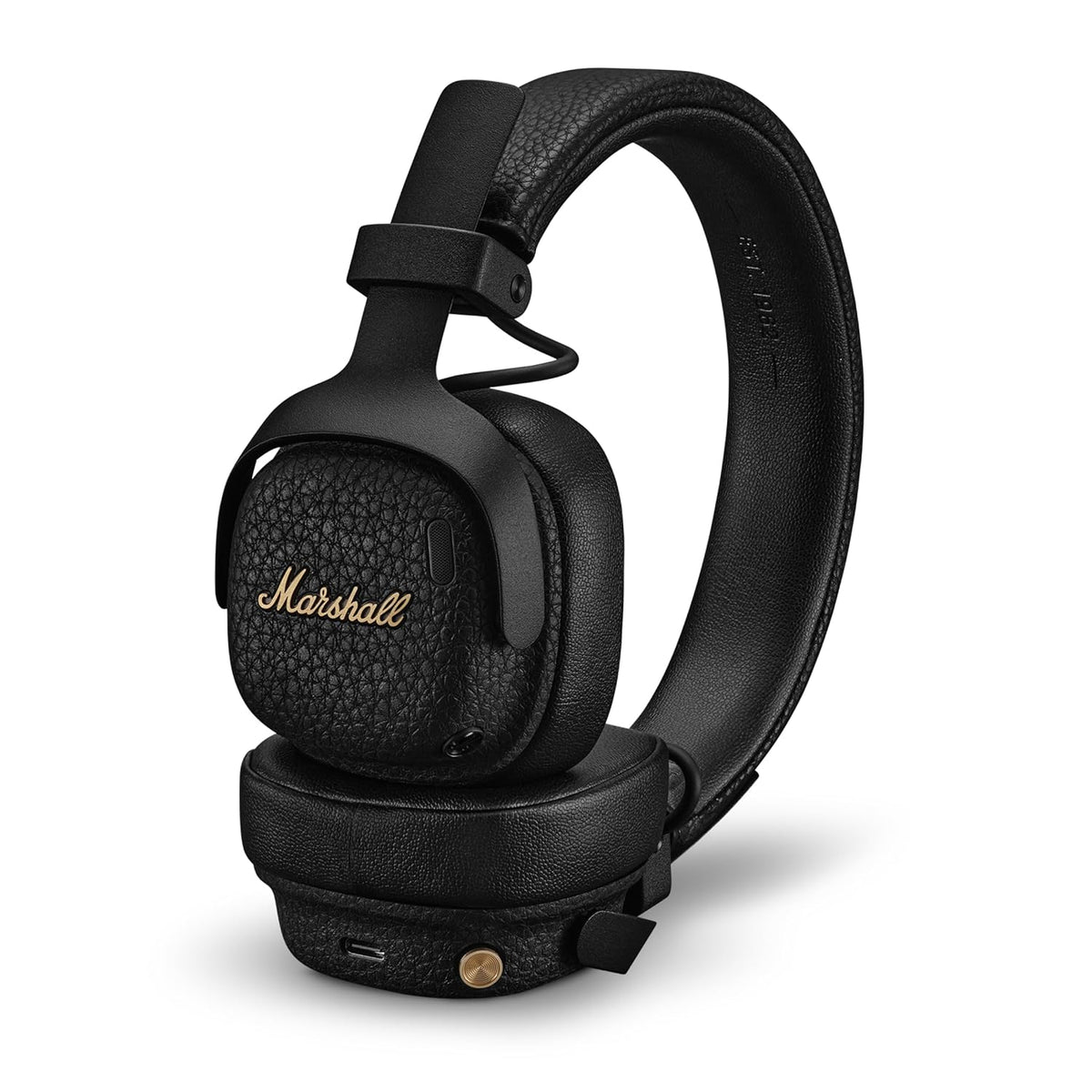 Marshall Milton A.N.C. Wireless On-Ear Headphones with Adaptive Active Noise Cancelling | 80 Hours Wireless Playtime | Durable & Foldable Design for Travel | Spatial Audio - Black Marshall