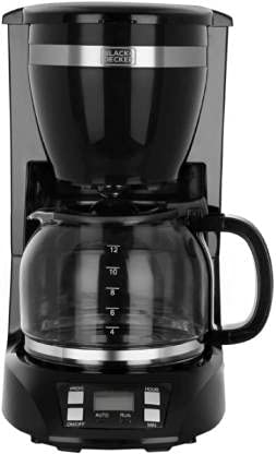 New BLACK+DECKER BXCM1201IN 12-Cup Drip Coffee Maker Water Level Indicator  Black