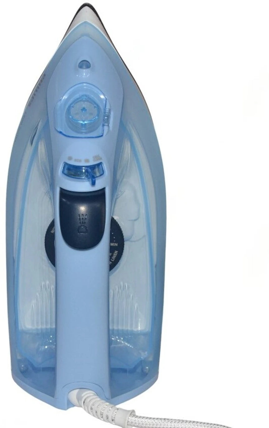 Philips DST1510 1350W Steam Iron | Ceramic Soleplate | Steam Boost (Blue)