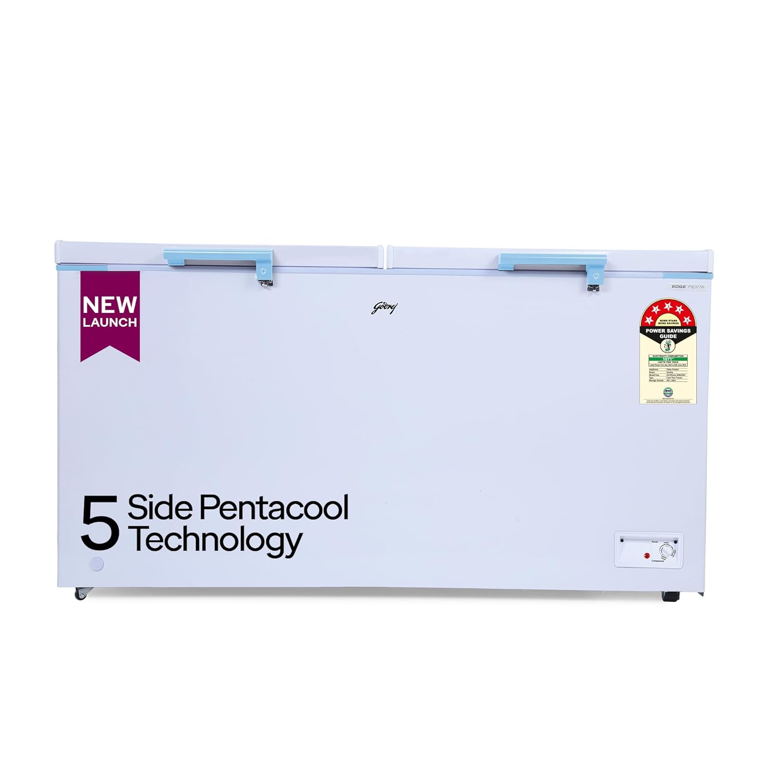 Godrej DH ESNCH 525E 2HCNP RW 505 L Double Door Convertible Deep Freez