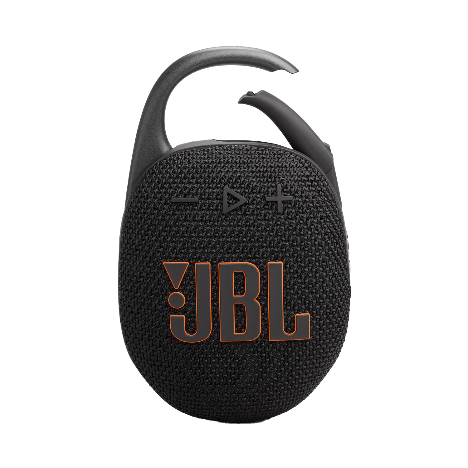 JBL Clip 5, Wireless Ultra Portable Bluetooth Speaker, Pro Sound, 12hrs of Playtime, Integrated Carabiner, Vibrant Colors with Rugged Fabric Design, Dust & Waterproof, Type C (Without Mic, Black) Mahajan Electronics Online