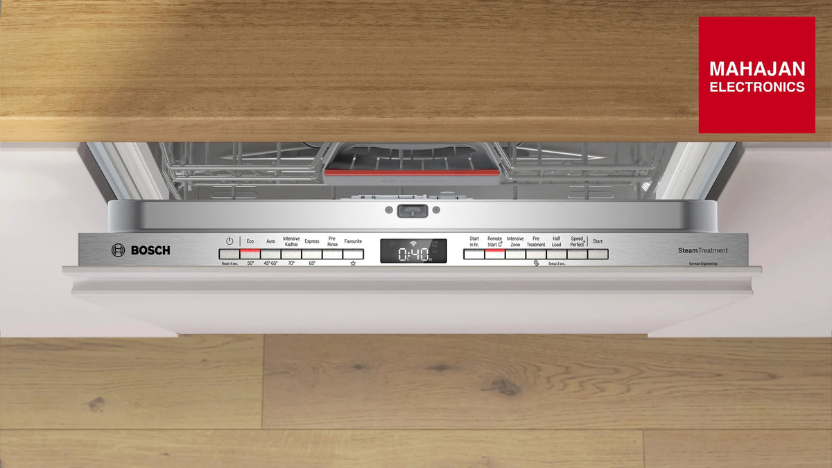 Bosch SMV6HMX01I 15 Place Setting Serie 6 Fully Integrated Built-in Dishwasher – Mahajan Electronics Online.