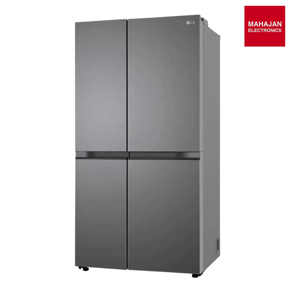 LG GL-B257JDS3 650 Litres 3 Star Side-by-Side Convertible Refrigerator with Multi-Air Flow | Smart Diagnosis | Smart Inverter Compressor ( Dazzle Steel) Mahajan Electronics Online