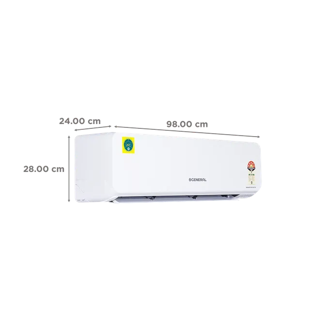 OGeneral AGGG18CGAA-B 1.5 Ton 5 Star Inverter Split Air Conditioner With Free Installation Mahajan Electronics online