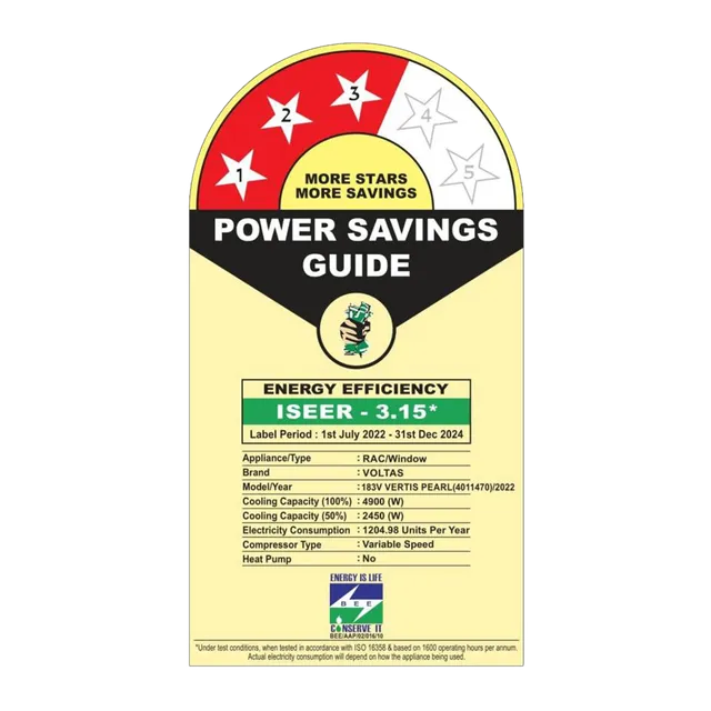 VOLTAS 183V Vertis Pearl 2 in 1 Convertible 1.5 Ton 3 Star Inverter Window AC with Anti Dust Filter Mahajan Electronics Online