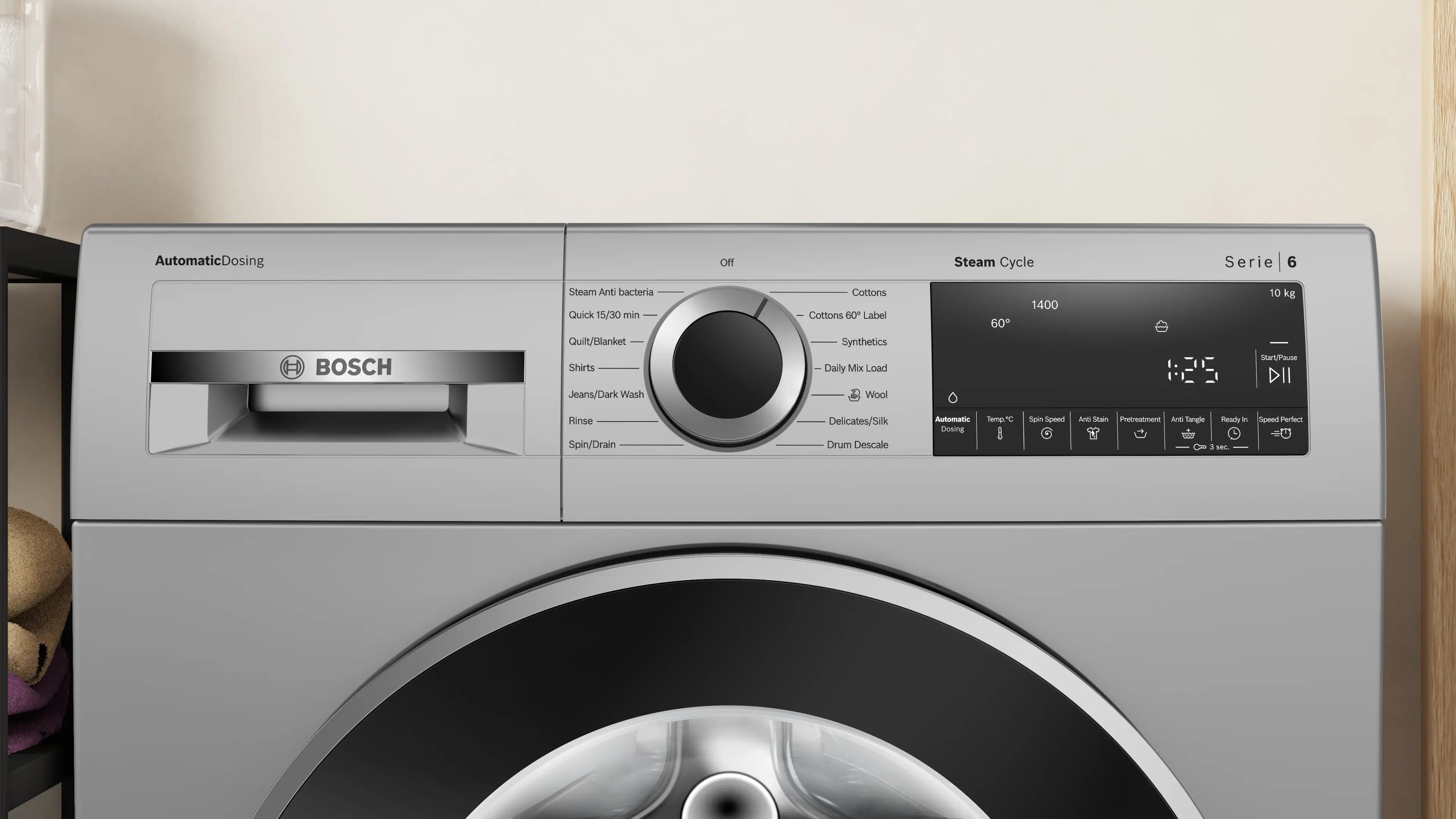 Bosch WGA254ISIN washing machine, front loader 10 kg 1400 rpm Fully Automatic mahajan electronics online
