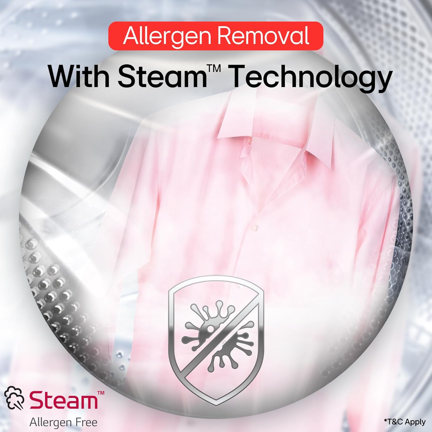 LG FHB1207Z2M 7 Kg, 5 Star, Direct Drive Technology, Steam Wash, 6 Motion DD, Fully-Automatic Front Load Washing Machine (Allergy Care, In-Built Heater, Touch Panel, Middle Black) Mahajan Electronics online