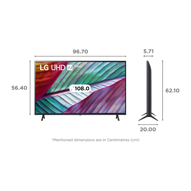 LG 55UR7550PSC 139.7 cm (55inch) Ultra HD (4K) LED Smart WebOS TV Mahajan Electronics Online