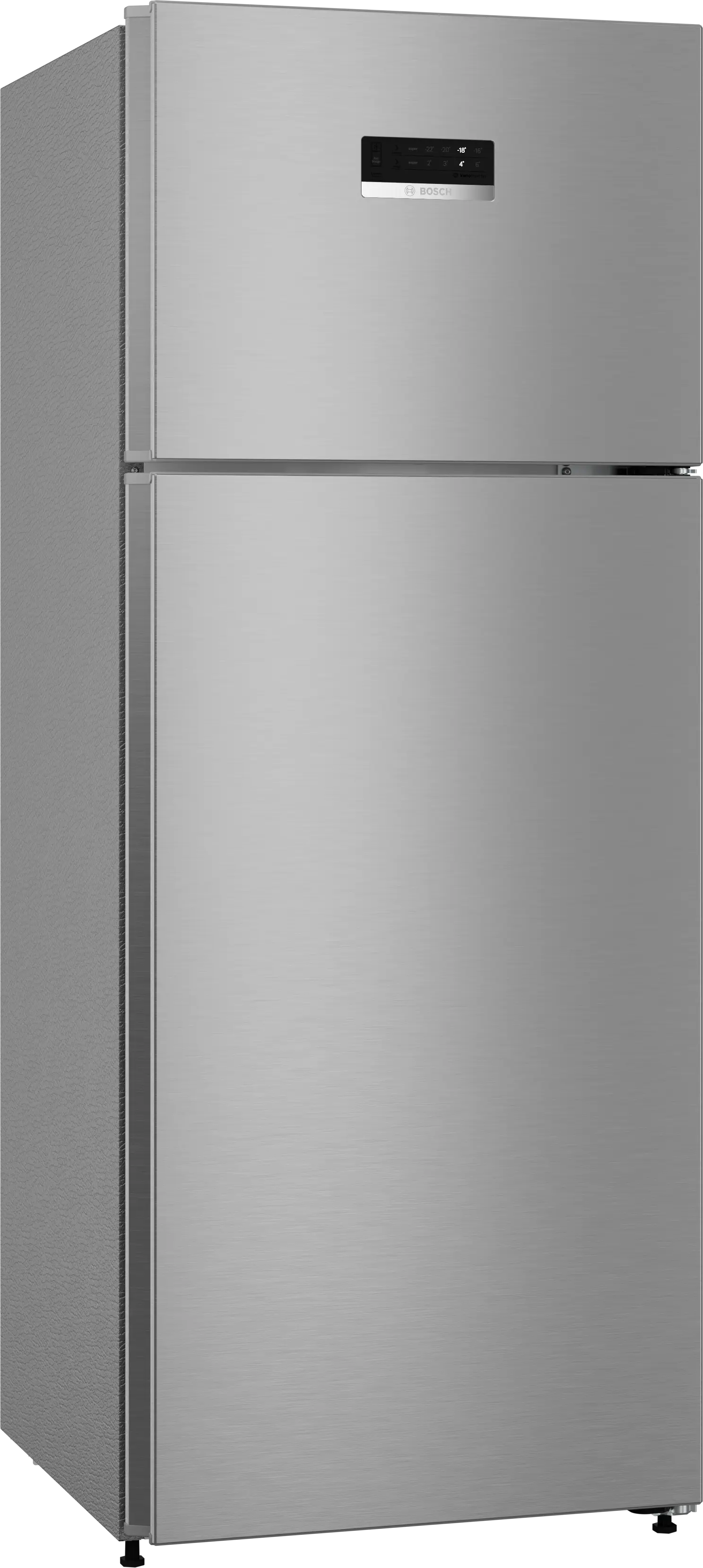 Bosch CTC27S22VI 243L 2 Star Inverter Frost free Double Door Refrigerator ( 6-in-1 Convertible, 18 Hours Cooling Retention, Digital Display, Super Freeze, 80min Convert,Fine Steel) MAHAJAN ELECTRONICS ONLINE