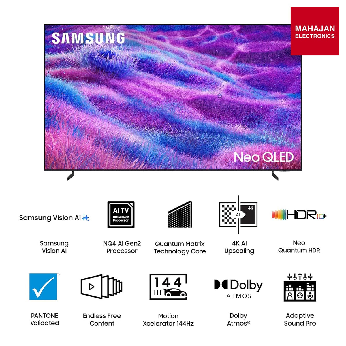 Samsung QA55QN80HAULXL 55 inch Neo QLED TV – Mahajan Electronics Online.