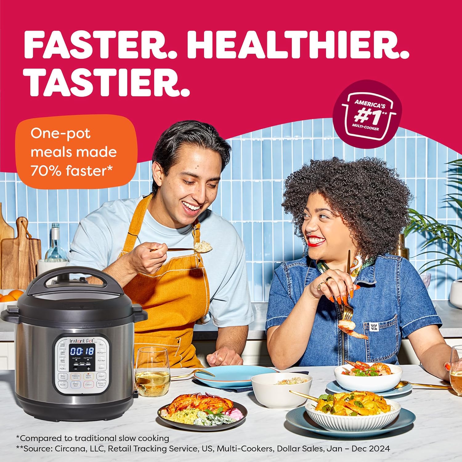 Instant Pot 321 Duo 60 6QT (5.7L), SS304 Stainless Steel Inner Pot, 7-in-1 Electric Pressure Cooker, Slow Cooker, Rice Cooker, Steamer, Saute, Yogurt Maker and Keep Warmer, Automatic Rice Cooker Mahajan Electronics Online