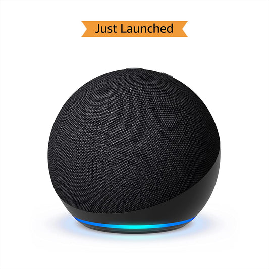 Amazon Echo Dot (5th Gen, 2023 release) | Smart speaker with Bigger sound, Motion Detection, Temperature Sensor and Alexa| Black | Mahajan Electronics Online