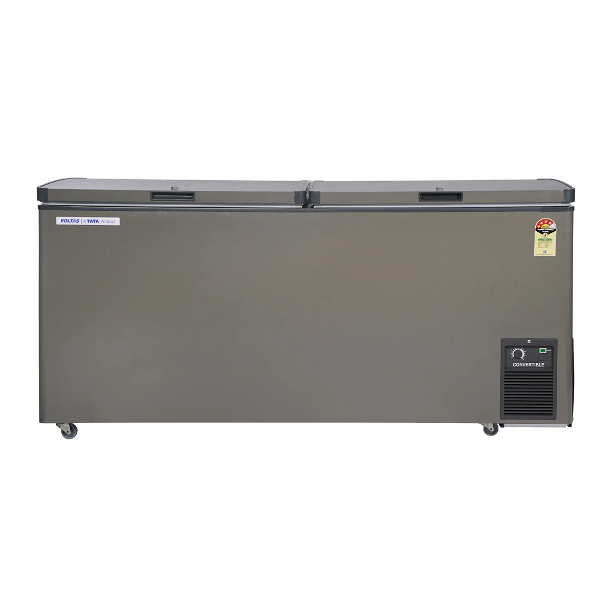 Voltas CVF501DA5-W-GW CONVERTIBLE Grey 5 Star Hard Top Deep Freezer Hard top deep freezer (501 Litre) Mahajan Electronics online