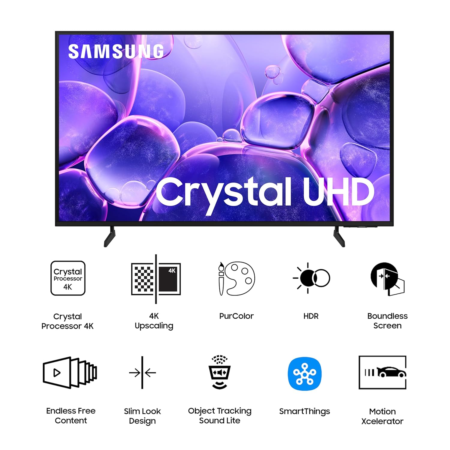 Samsung UA55U8100FULXL 138 cm (55 inches) Crystal 4K Ultra HD Smart LED TV (Black) Mahajan Electronics Online