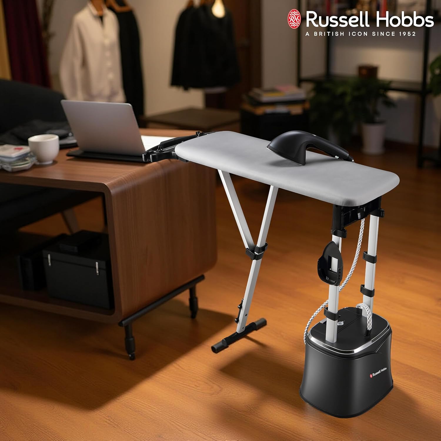 Russell Hobbs RGS2000SS Steam Station 2000W 2-in-1 Vertical Garment Steamer & Dry Iron | 2.2L Detachable – Mahajan Electronics Online.