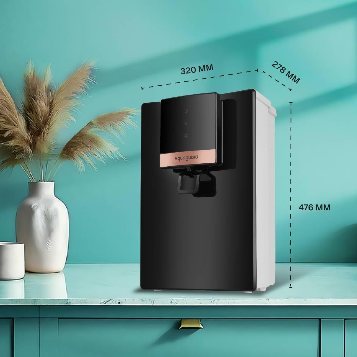 Aquaguard Neo UV+UF|2 Year Filter Life|With Mega Sediment Filter|3-in-1 Active Copper Technology|9 Stage Purification|6L storage|Suitable for Municipal Water (TDS < 200 ppm) GWPDENU2X10000 Mahajan Electronics Online