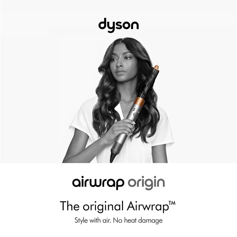 Dyson Airwrap Origin Multi-styler & Dryer (Nickel/Copper) | 3‑in‑1 Styler | Style With No Heat Damage | 3 Unique Attachments For Curling, Smoothing, And Drying | Suitable for Simplified Styling | 2‑Year Warranty HS 02 BNBC IN Mahajan Electronics Online