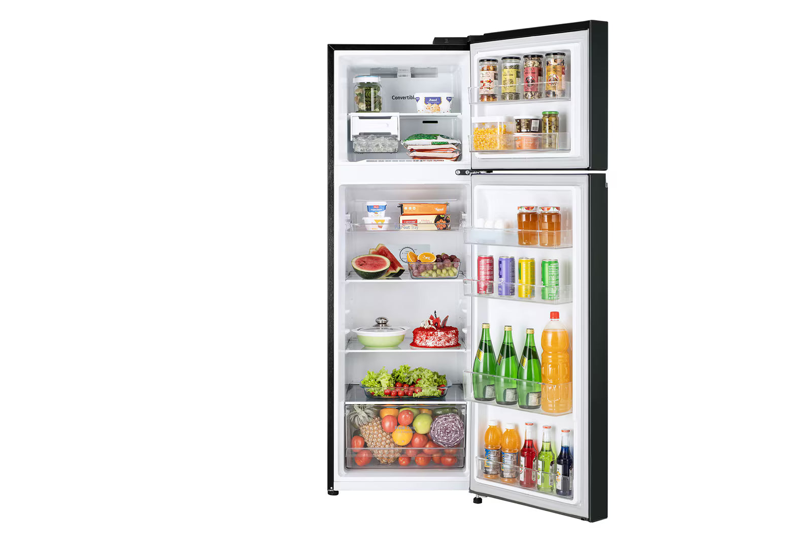 LG GL-S312SEGX 272L Double Door Refrigerator, Convertible, Smart Diagnosis™, Emerald Green Finish, 2 Star Mahajan Electronics Online