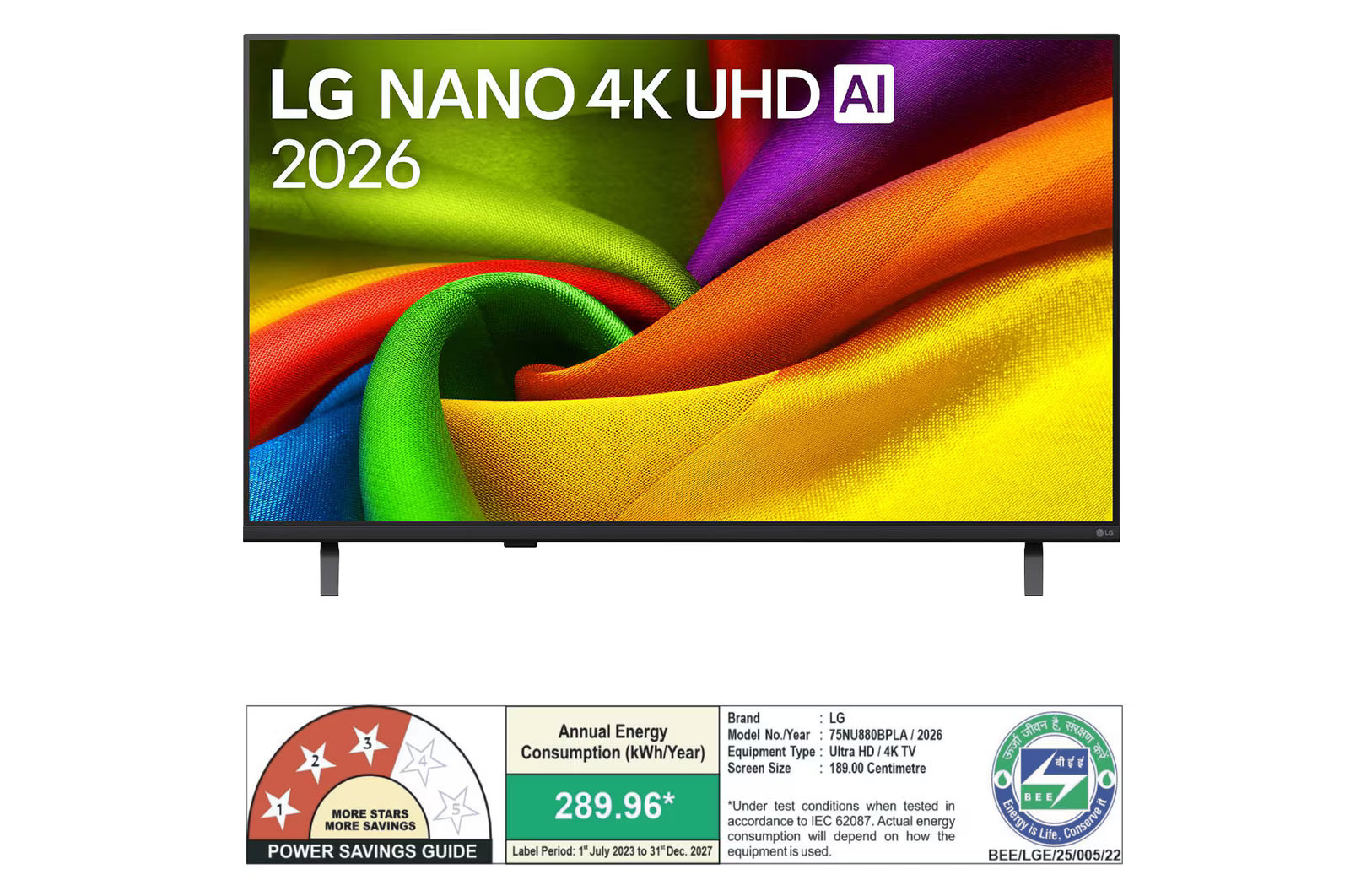 LG 65NU880BPLA (65) NANO 4K UHD AI NU880B Smart TV 2026 Mahajan Electronics Online
