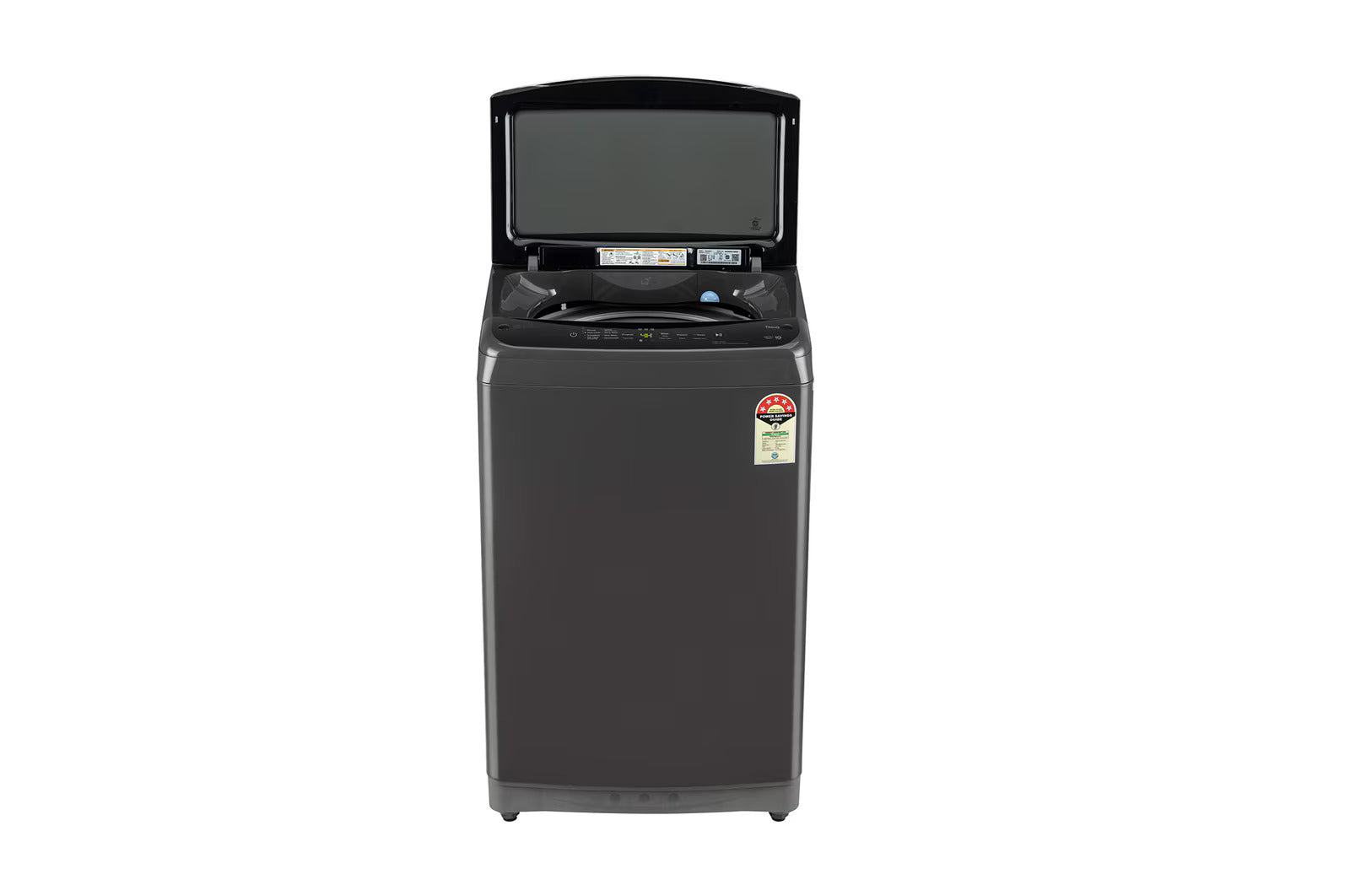 LG T90V4MB1S 9Kg Top Load Washing Machine, Smart Inverter Motor, Middle Black Mahajan Electronics Online