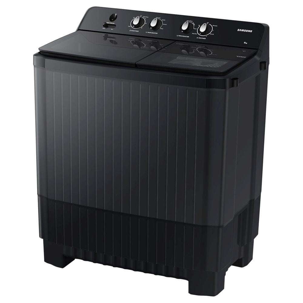 Samsung WT80B3560GB/TL 8kg 5 star Semi Automatic Washing Machine (DARK GRAY) Samsung