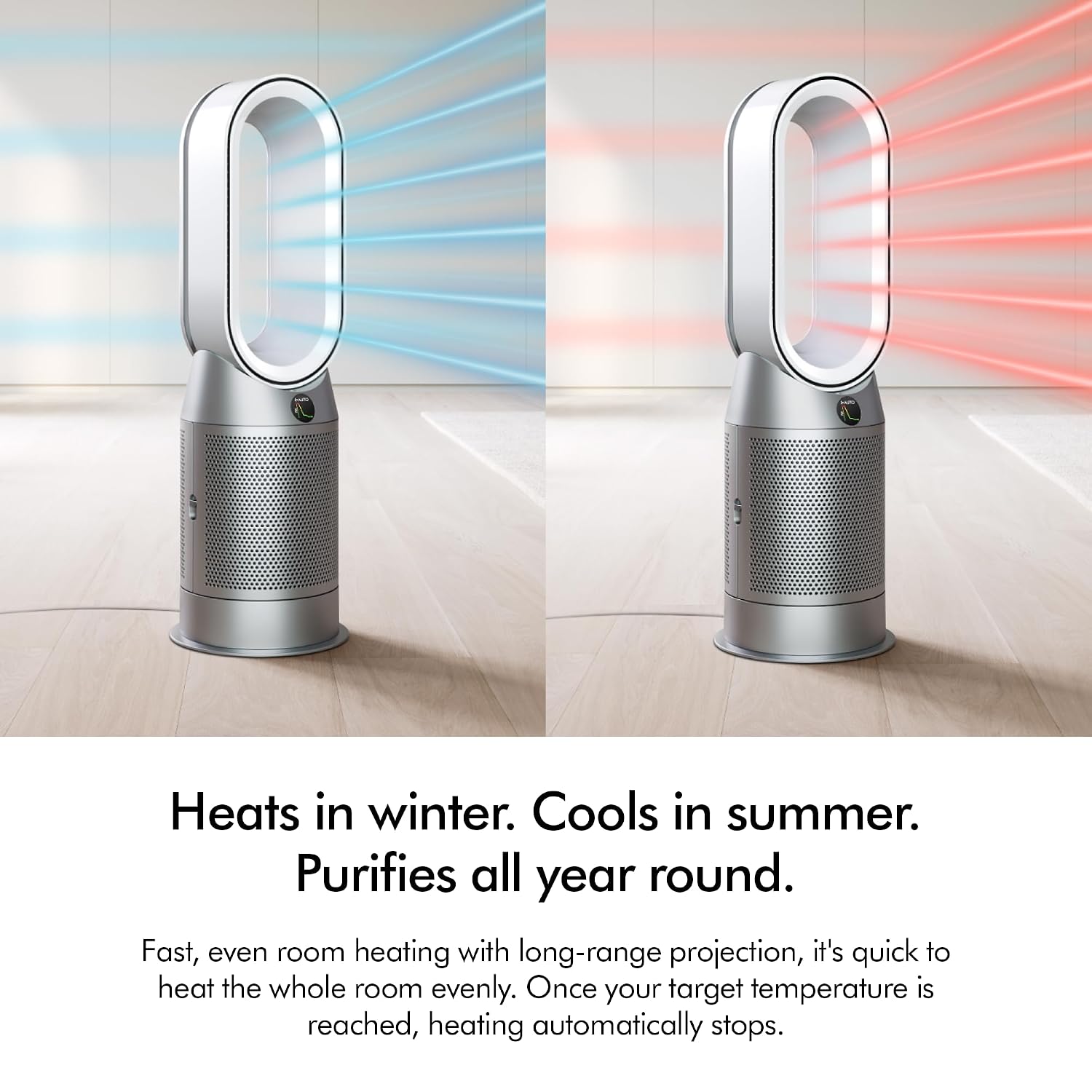 Dyson Air Purifier Hot+Cool HP11 | 3 in 1- Heater, fan & purifier | Removes 99.95% of allergens & pollutants PM 0.1 | Control via remote, App, voice assistants | 2 Year Warranty Dyson