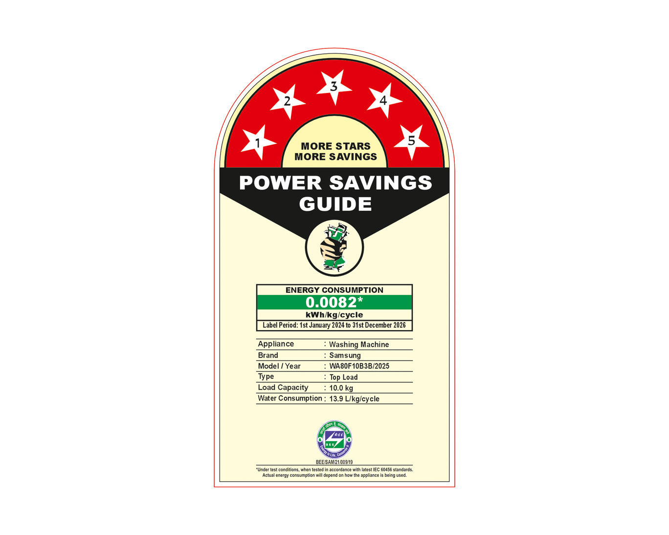 Samsung WA80F10B3B 10.0 kg Top Load Washing Machine with AI Wash and Heater Mahajan Electronics Online