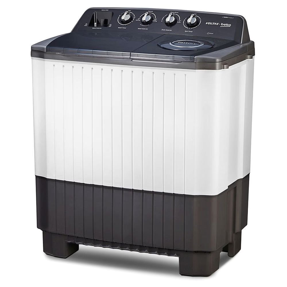 Voltas Beko WTT72GRTPRMDZ 7.2 Kg Top Load Semi-Automatic Washing Machine ( Powerful Motor, Grey, Fast Dry Technology) Mahajan Electronics Online