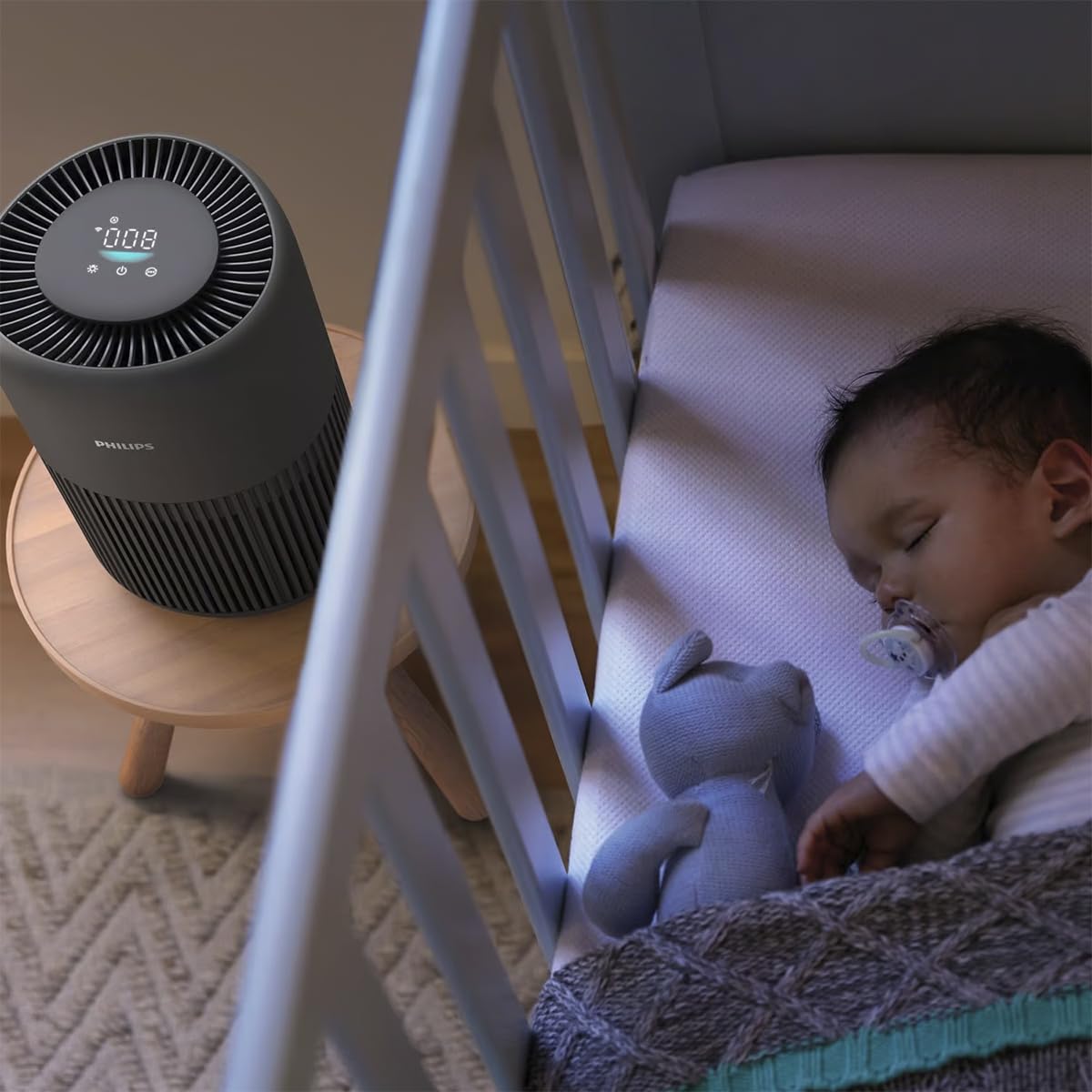 Philips AC0951 Air Purifier 900 Series, HEPA NanoProtect + Active Carbon Filter, CADR 250m³/h for 65m² Allergy Sufferers, Quiet, Intelligent and Energy Efficient Philips