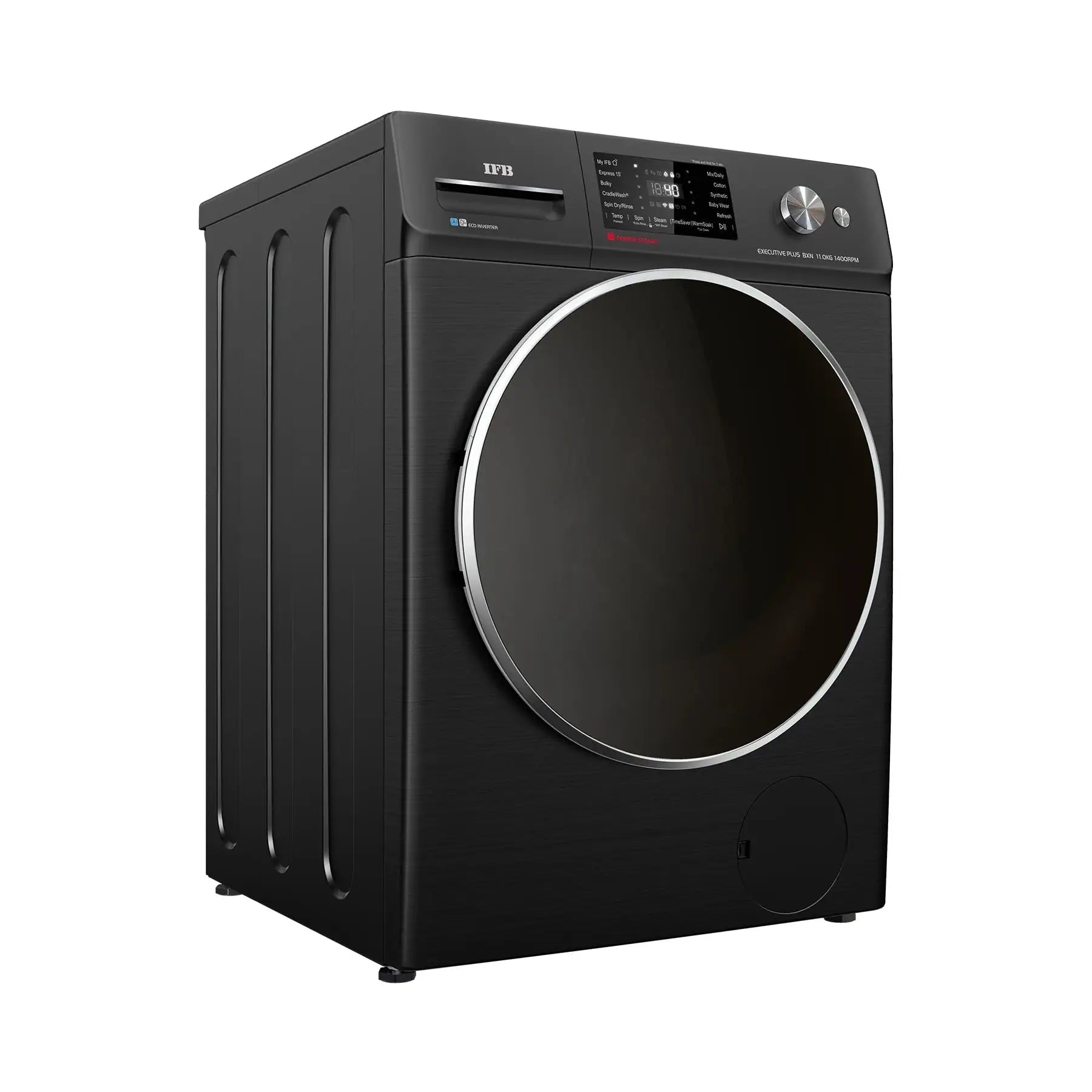 IFB Executive Plus BXN 1114KH Front Load Washing Machine 11 kg | 1400 rpm | Black VCM Mahajan Electronics Online