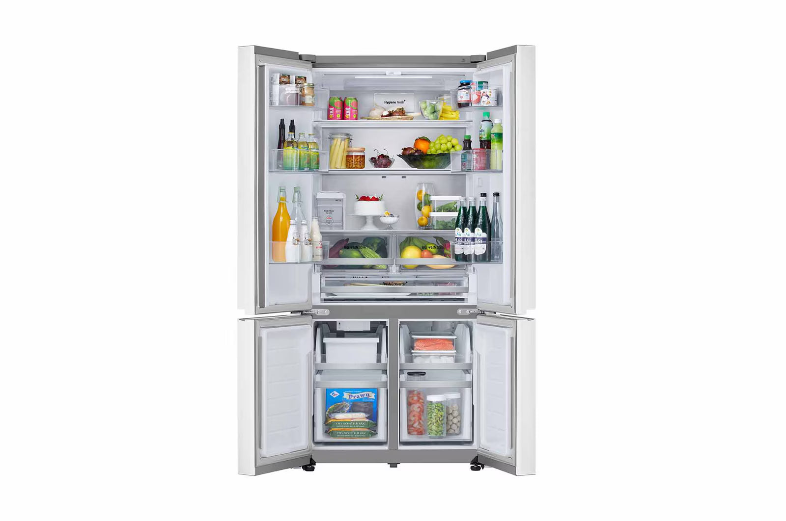 LG GV-B25FFLMB 610L French Door Fridge with Auto Ice Maker in Steel Finish 2025 Mahajan Electronics Online