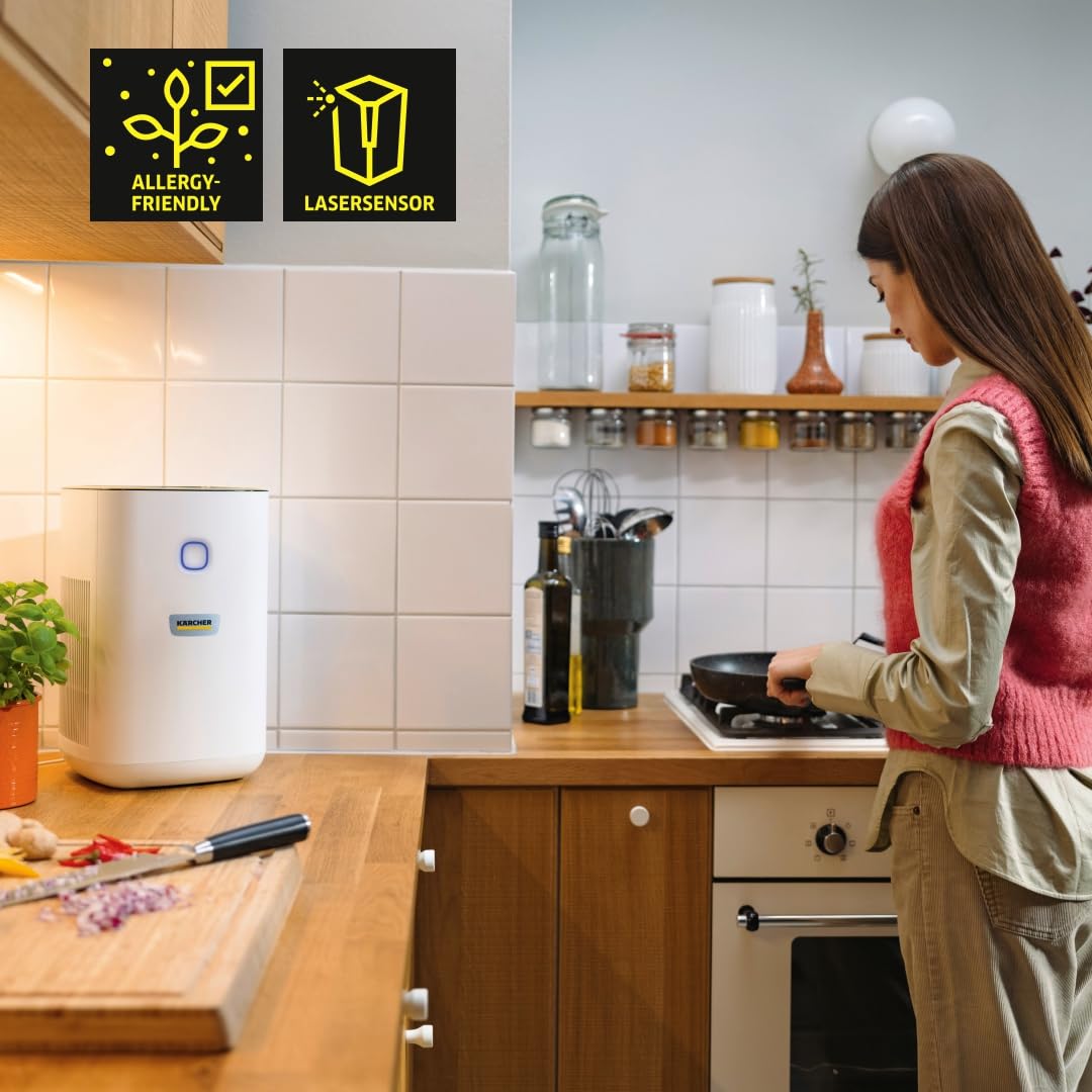 Kärcher AF20 Air Purifier For Home,Dual H13 HEPA & Activated Carbon Filters,Removes 99.99% Pathogens & Fine – Mahajan Electronics Online.