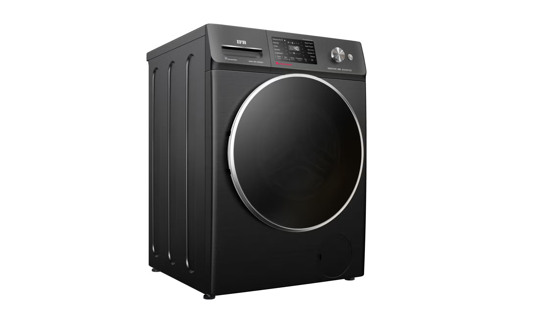 IFB LaundriMagic® WDR Executive ZBN CMS 9/6/3KG
Washer Dryer Refresher with Ai Dry | 3-in-1 Wash • Dry • Refresh System-Online Mahajan Electronics