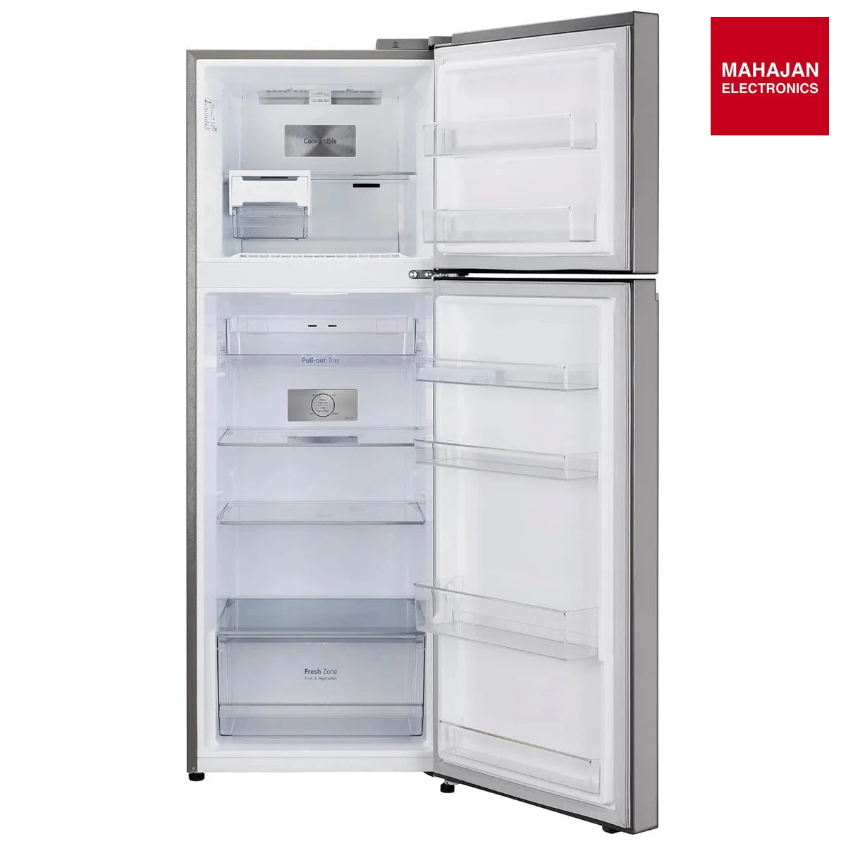LG GLT3826SNMC 380L 2 Star Frost Free Double Door Refrigerator (Smart Inverter Compressor, Convertible – Mahajan Electronics Online.