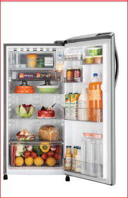 LG GLD1936YAWG 185 L 3 Star Direct-Cool Single Door Refrigerator ( Wine Glory, Fast Ice Making, Gross Volume 190 Litre) Mahajan Electronics Online