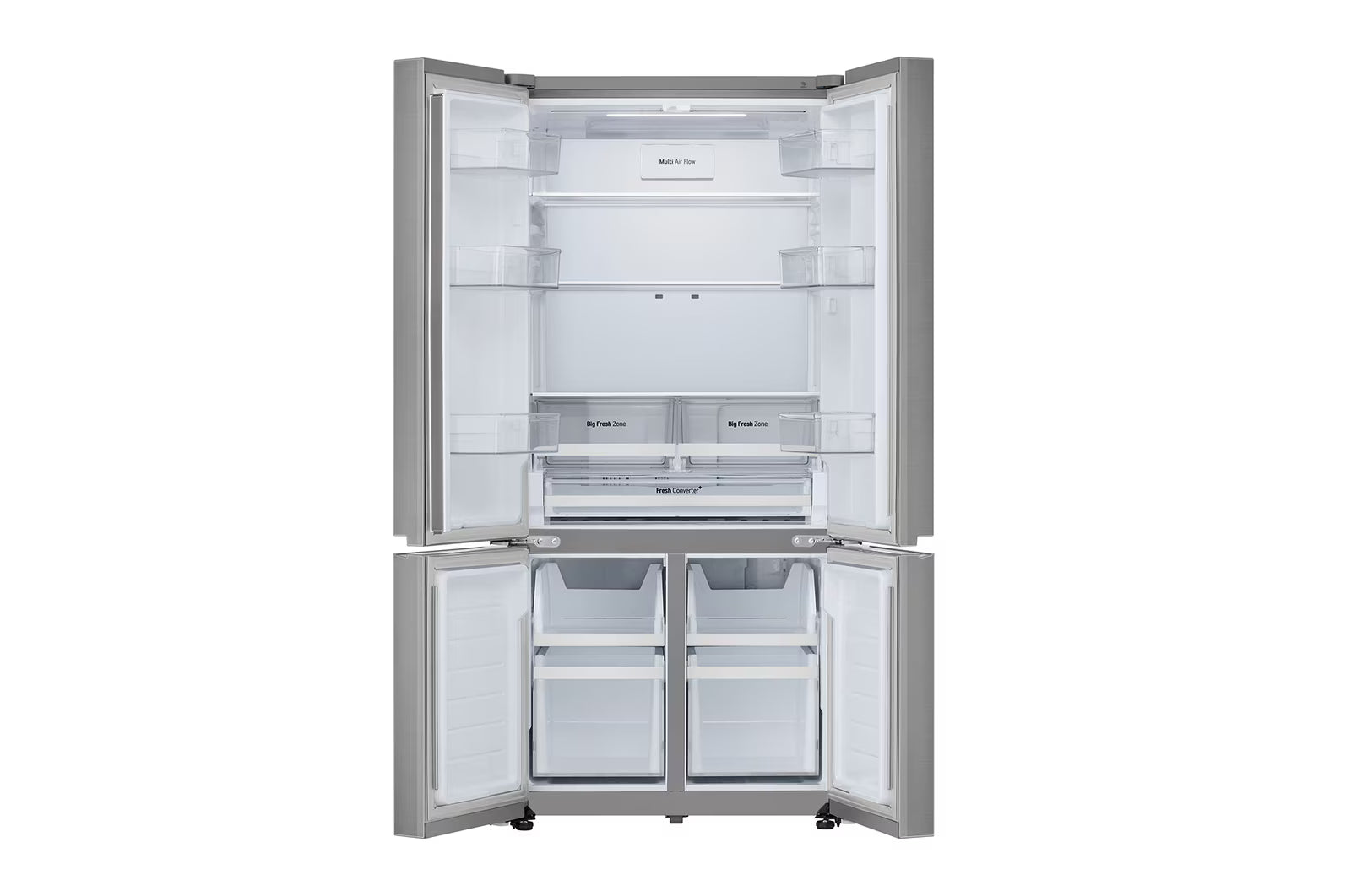 LG GV-B23FFLMB 574 L French Door Refrigerator – Steel Finish | Smart Inverter Compressor | Hygiene Fresh⁺ Mahajan Electronics