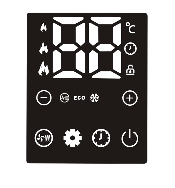 Russell Hobbs ROR11DF 2900W 11-Fin Oil Filled Radiator Room Heater | Smart Digital Heating, 24H Timer, 3 Intelligent Modes, Safety Protection | LED Touch, Foldable Wheels | 2 Yr Warranty Mahajan Electronics Online