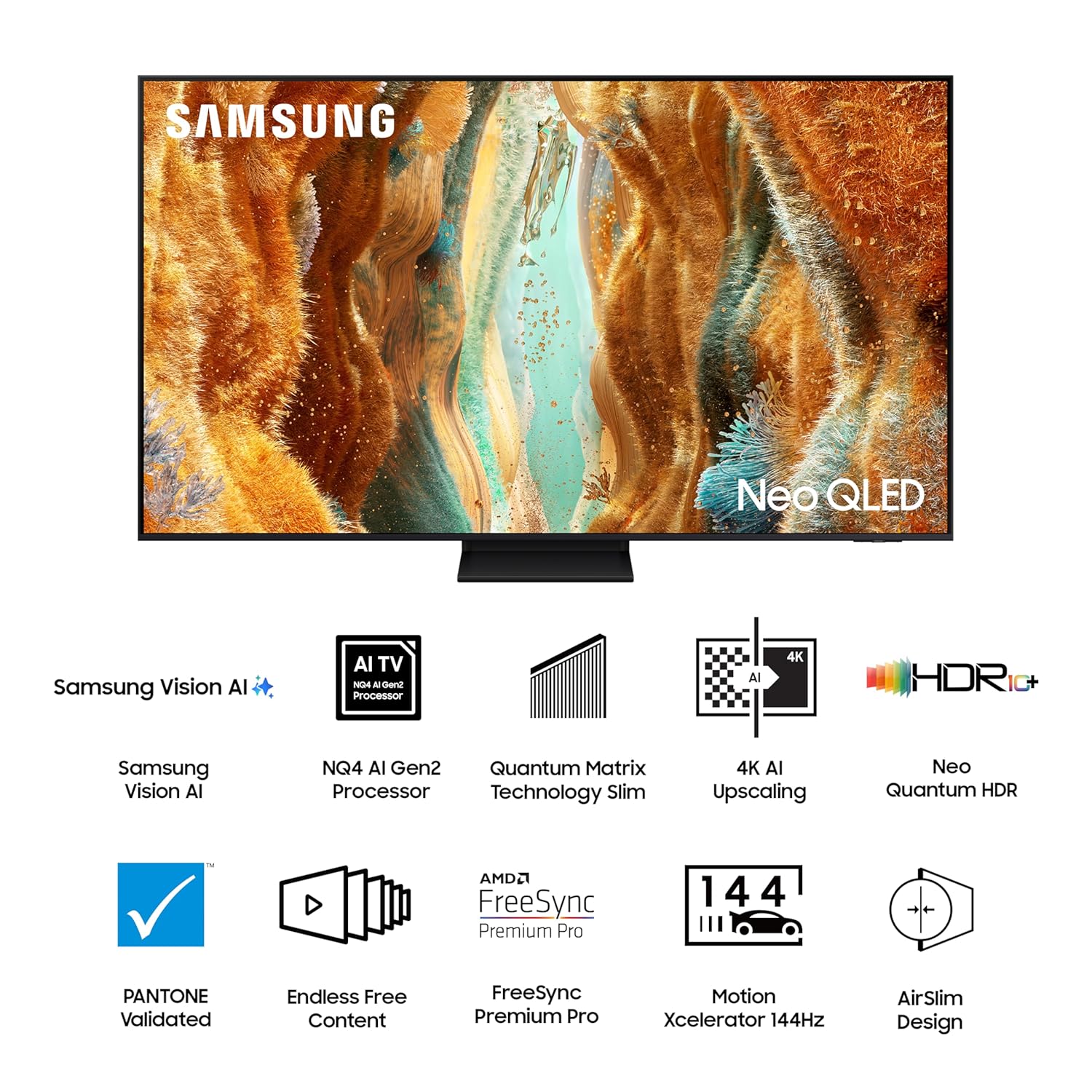 Samsung QA65QN70FAULXL 163 cm (65 inches) 4K Ultra HD Mini-LED Neo-QLED Smart TV Mahajan Electronics Online