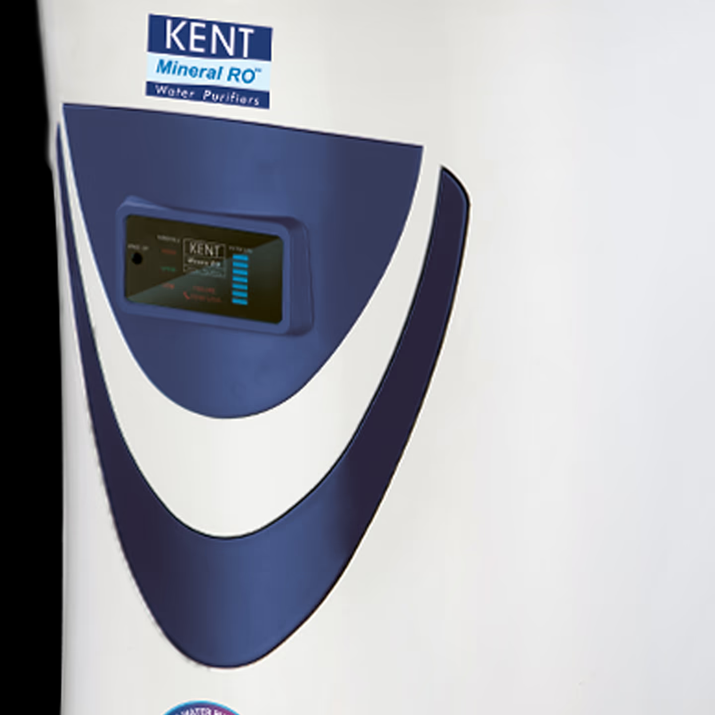 KENT Sterling Star Under the Counter RO Water Purifier | RO+UV+UF+Alkaline+Copper+TDS Control | 4 Years Free Service | ISI Marked | 6L Tank | 20 LPH | Digital Display of Purity | White - Mahajan Electronics Online