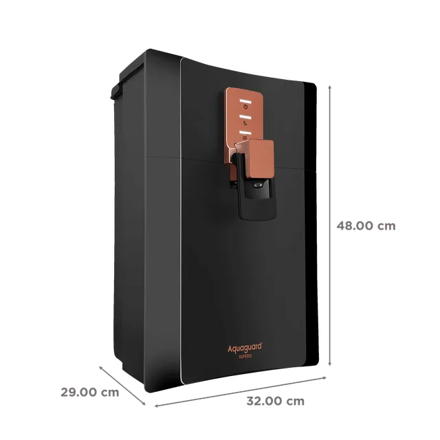 Aquaguard Enrich Superio 5L RO + UV + MTDS + SS Smart Water Purifier with 7 Stage Purification (Black/Metallic Copper) GWPDSPRRS13B1X Mahajan Electronics Online