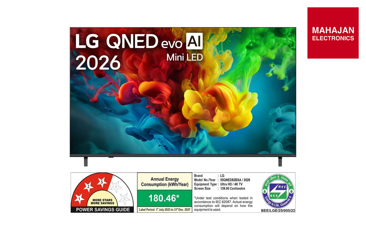 LG 55QNED82BXA 55 Inch 4K QNED Mini LED Smart TV (Dolby Vision & Atmos, α8 AI Processor 4K Gen3, Black) – Mahajan Electronics Online.