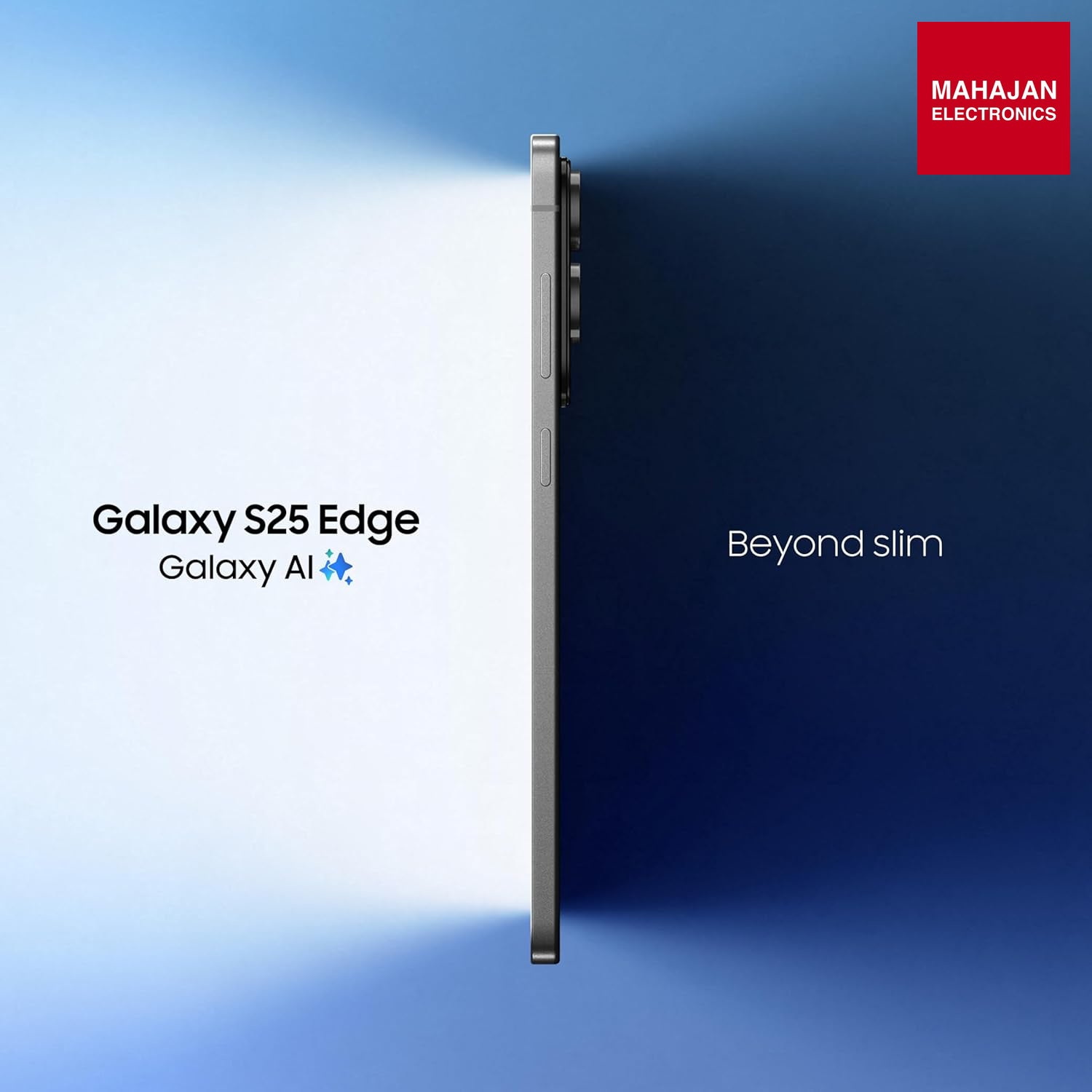 Samsung Galaxy S25 Edge 5G AI Smartphone (Titanium Silver, 12GB RAM, 256GB Storage) | Precision Built with Titanium Mahajan Electronics Online
