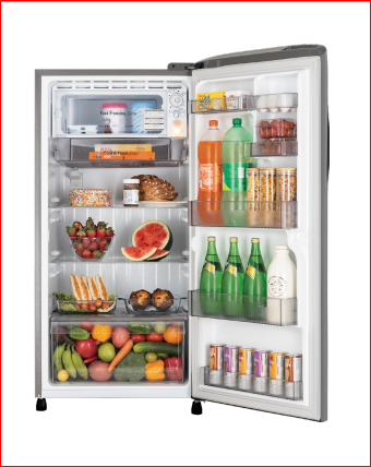 LG GLD2236YARS 210L 2026 Model Direct Cool Single Door 3 Star Refrigerator with Fast Ice Making Color Royal Spring Mahajan Electronics Online