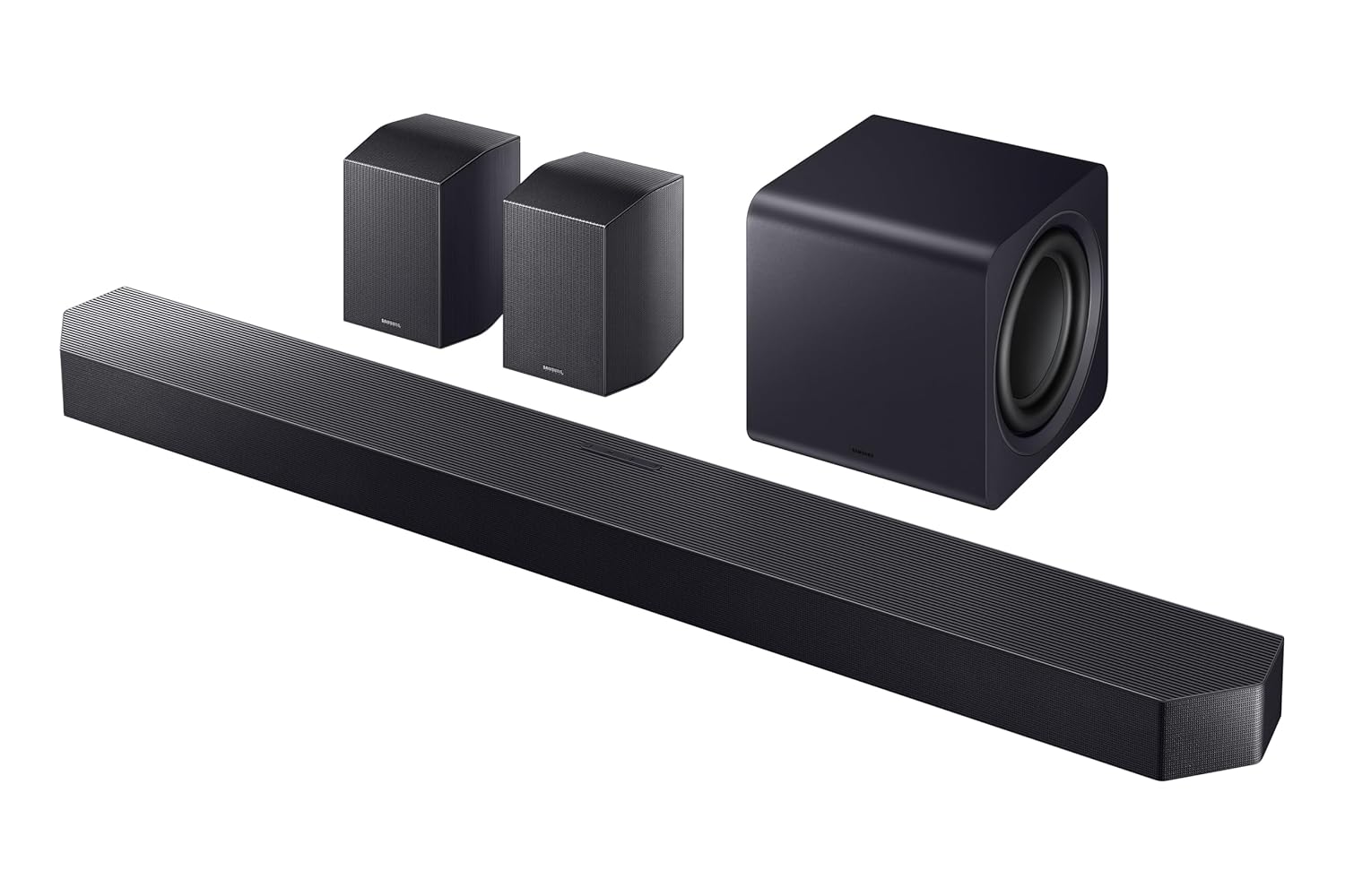 Samsung HW-Q990F/XL 756 W True 11.1.4 ch Full Surround Soundbar with Wireless Dolby Atmos | Center-Up-Side-Front Wide-firing Speakers | Alexa | Wi-Fi | HDMI ARC | Optical In | Bluetooth ( Titan Black) Mahajan Electronics Online