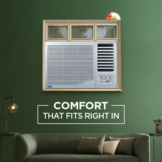 Carrier ESTRELLA Gx (CAW12EC2R36F1) 1 Ton 2 Star Window AC | Copper Condenser | R32 Refrigerant | Mahajan Electronics Delhi NCR