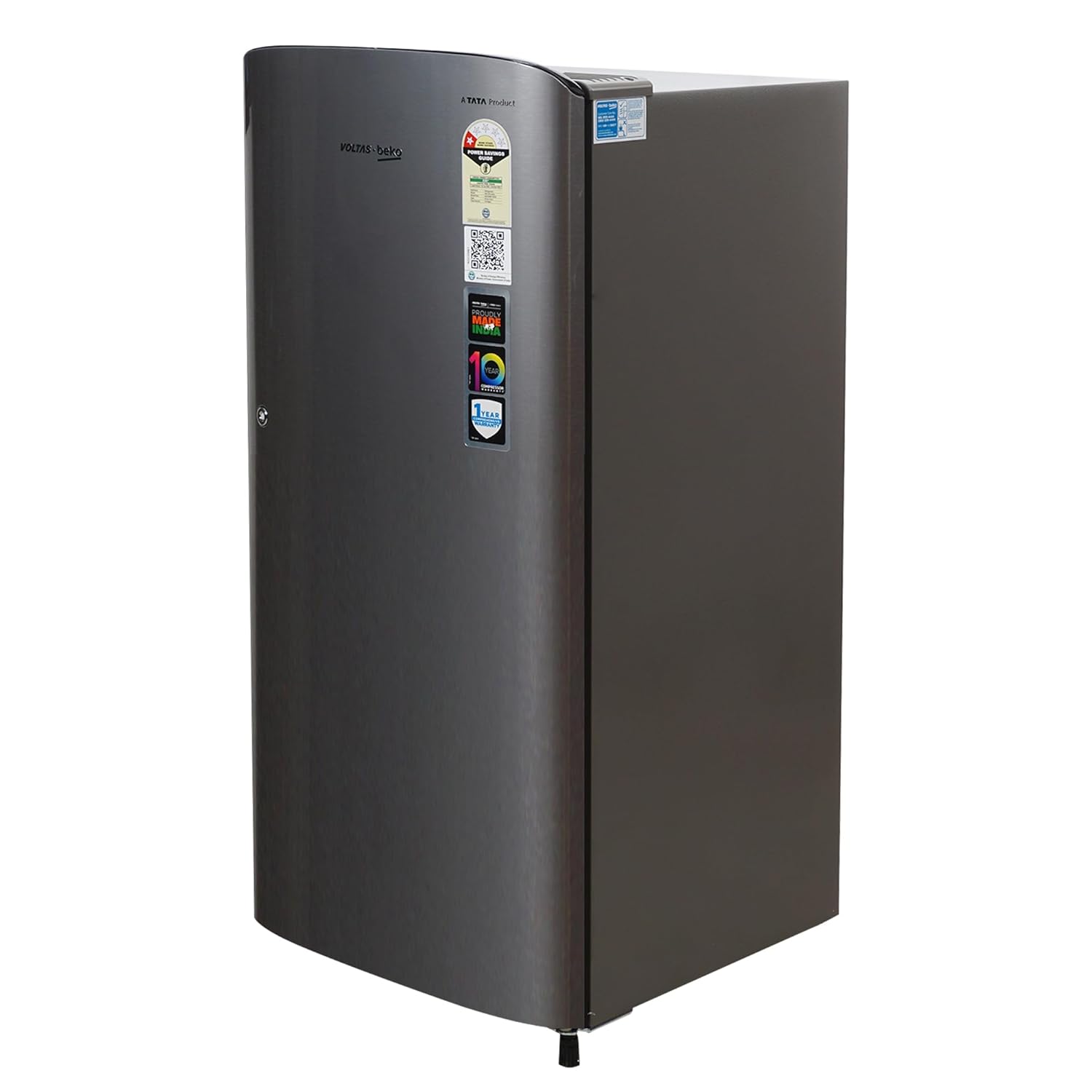 Voltas Beko RDC208E1/D0XIR0M0000GD 175 L Direct Cool Single Door 1 Star Refrigerator (HAIRLINE SILVER) Mahajan Electronics online