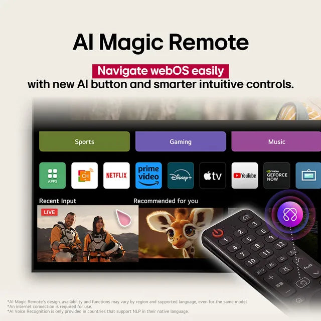 LG OLED77G56LA evo AI G5 195 cm (77 inch) OLED 4K Ultra HD Smart WebOS 25 TV with Dolby Atmos (2025 model) Mahajan Electronics Online
