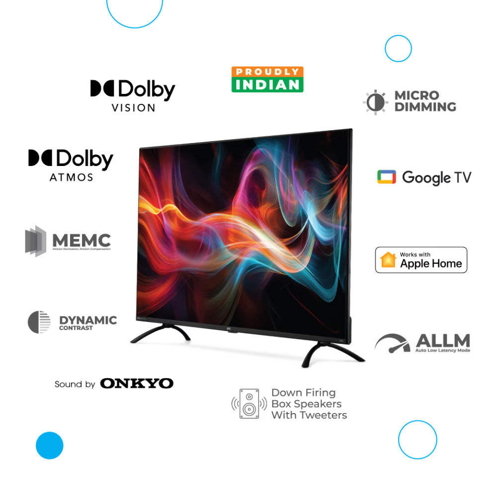 BPL 43U-E5340 109 cm (43 inch) Ultra HD 4K Home Theatre Onkyo TV with Dolby Vision & Atmos Mahajan Electronics Online