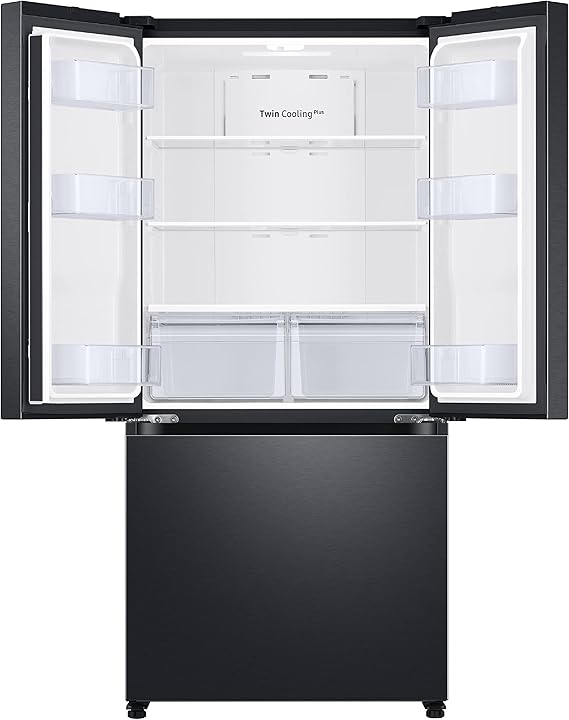 SAMSUNG RF57A5032B1/TL 550L Frost Free French Door Bottom Mount Convertible Refrigerator Black Matt (Doi) Mahajan Electronics Online
